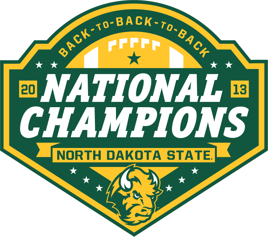 North Dakota State Bison 2013 Champion Logo iron on transfers for clothing